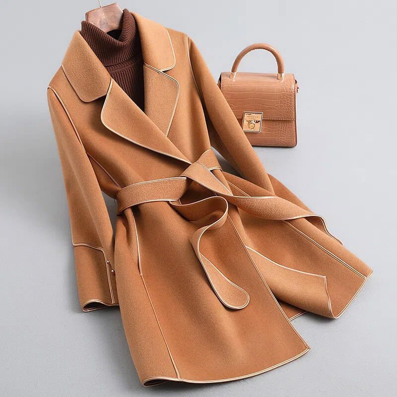 Trench Coat Damen mit Gürtel und elegantem Schnitt | A&B - 1 - Annoboutique