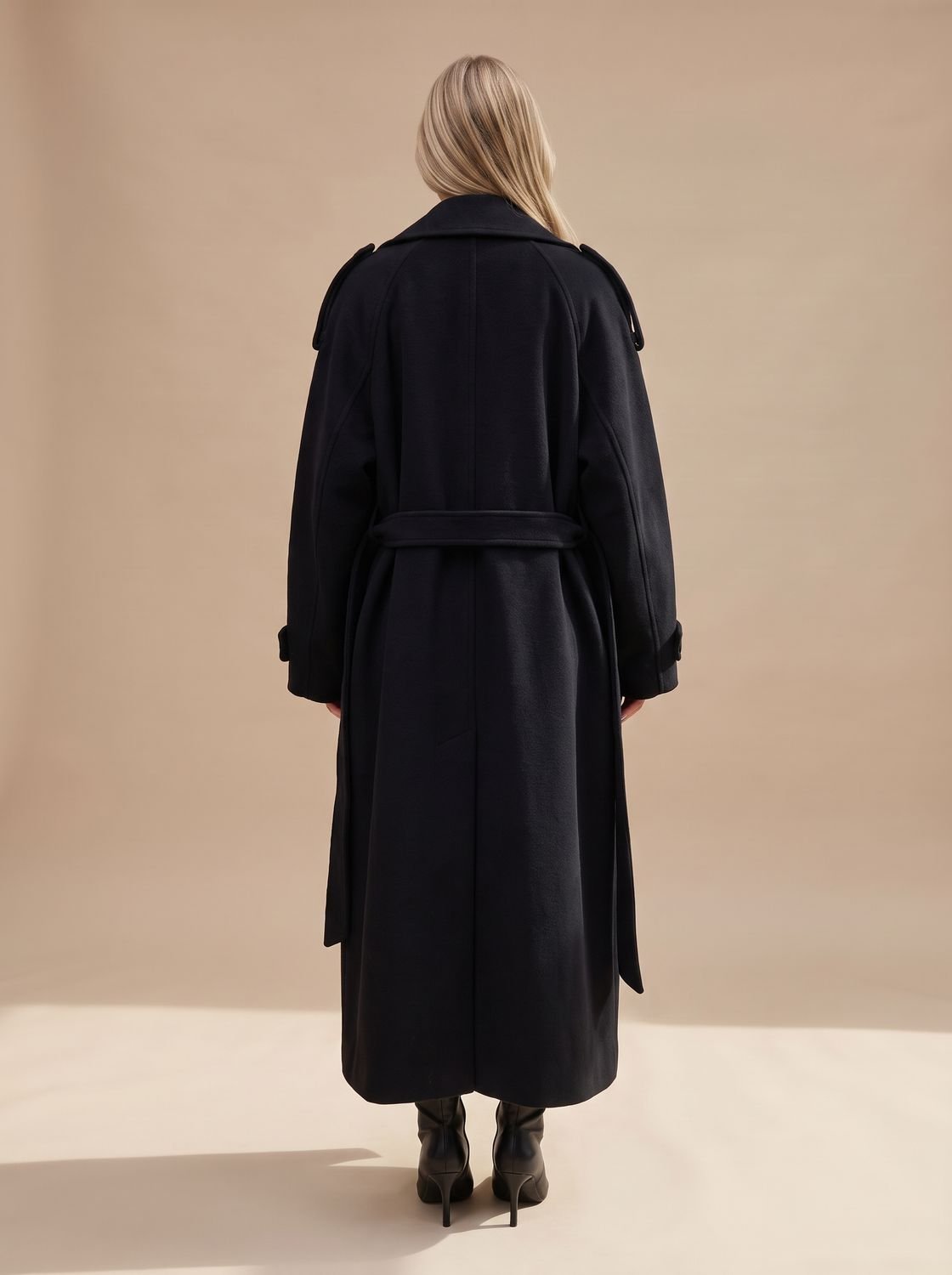 Trench Coat Damen mit lässigem Schnitt und Taillengürtel - 4 - Annoboutique