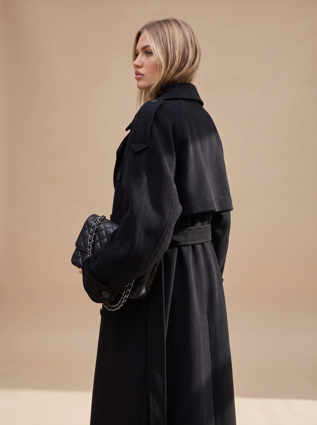 Trench Coat Damen mit lässigem Schnitt und Taillengürtel - 5 - Annoboutique