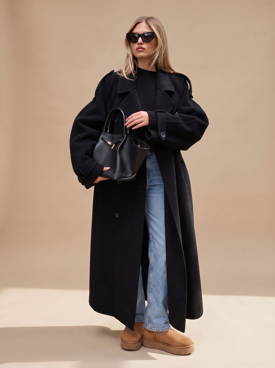 Trench Coat Damen mit lässigem Schnitt und Taillengürtel - 7 - Annoboutique