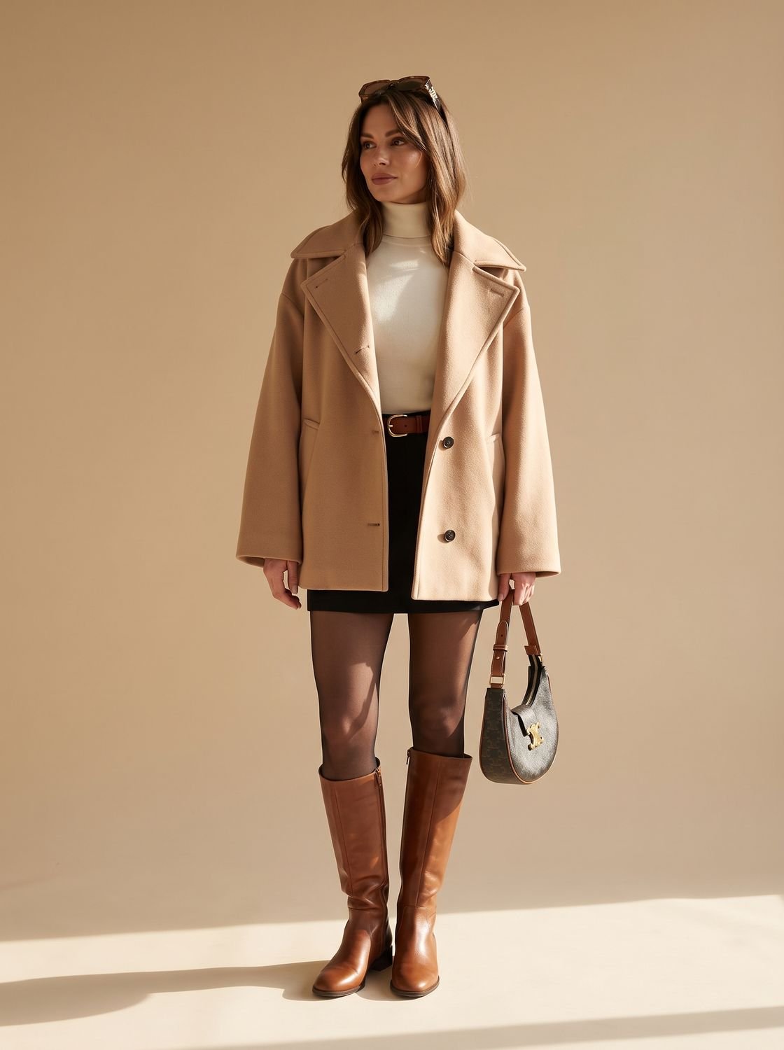 Damen Jacke mit Oversized-Passform und stilvollem Revers - 1 - Annoboutique