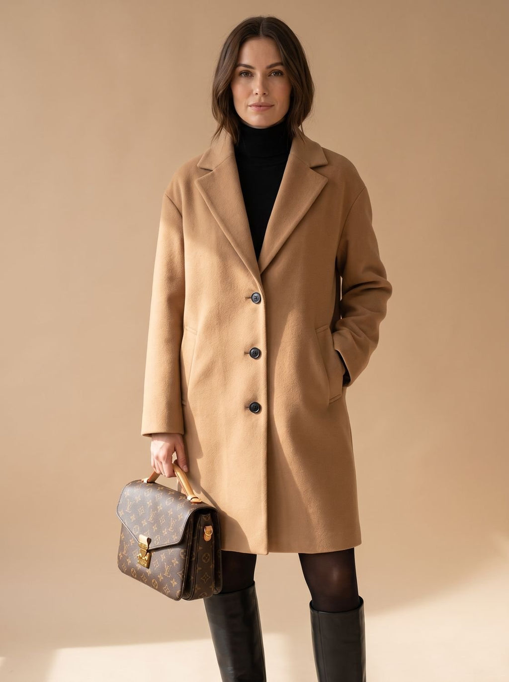 Damen Jacke mit Oversized-Passform und stilvollem Revers - 4 - Annoboutique