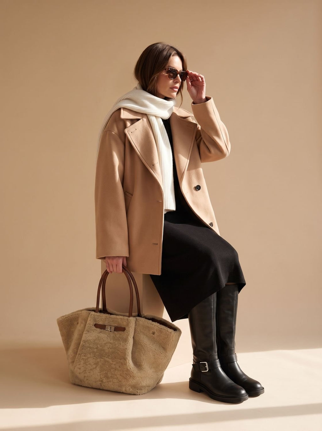 Damen Jacke mit Oversized-Passform und stilvollem Revers - 9 - Annoboutique