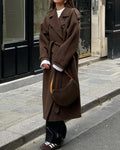 Damen Trenchcoat mit lässigem Schnitt und elegantem Gürtel - 3 - Annoboutique