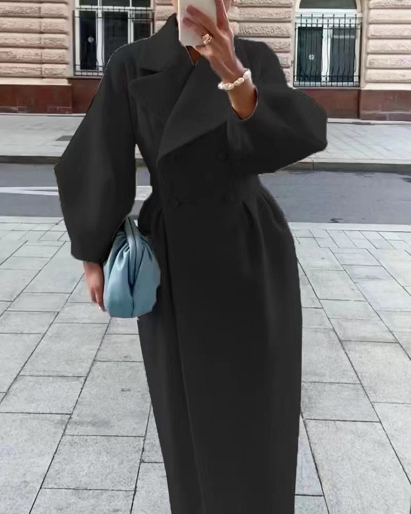 Trenchcoat Damen mit tailliertem Schnitt und elegantem Design - 4 - Annoboutique