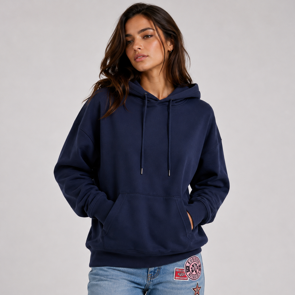 Hoodie Damen im lässigen Stil mit auffälligem Sternenmotiv - 2 - Annoboutique