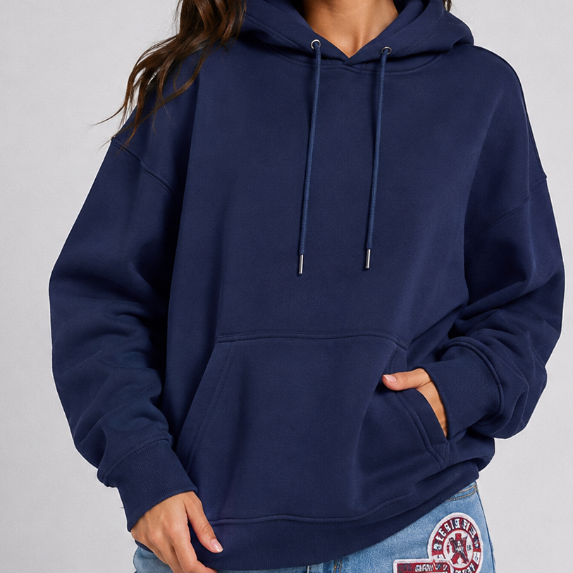 Hoodie Damen im lässigen Stil mit auffälligem Sternenmotiv - 3 - Annoboutique