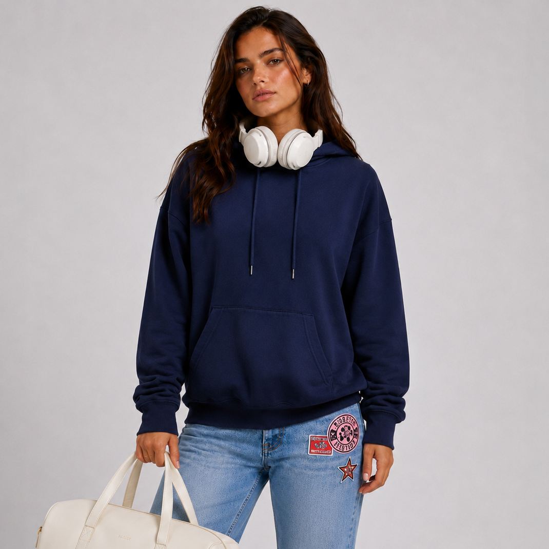 Hoodie Damen im lässigen Stil mit auffälligem Sternenmotiv - 5 - Annoboutique