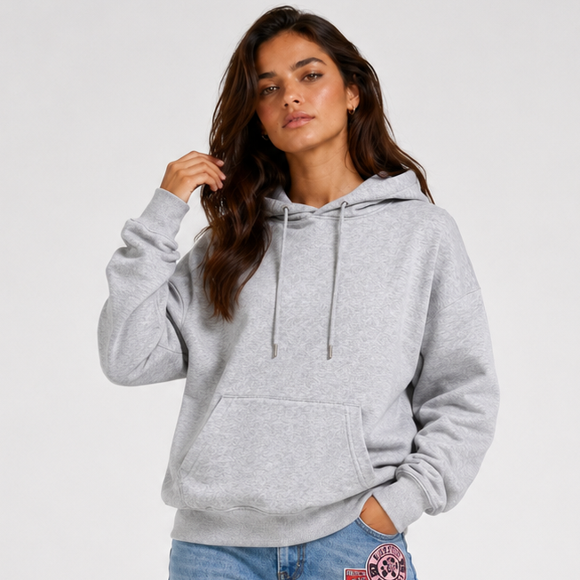 Hoodie Damen im lässigen Stil mit auffälligem Sternenmotiv - 8 - Annoboutique
