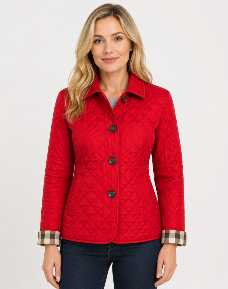 Damenjacke mit klassischem Schnitt und praktischem Knopfverschluss - 5 - Annoboutique