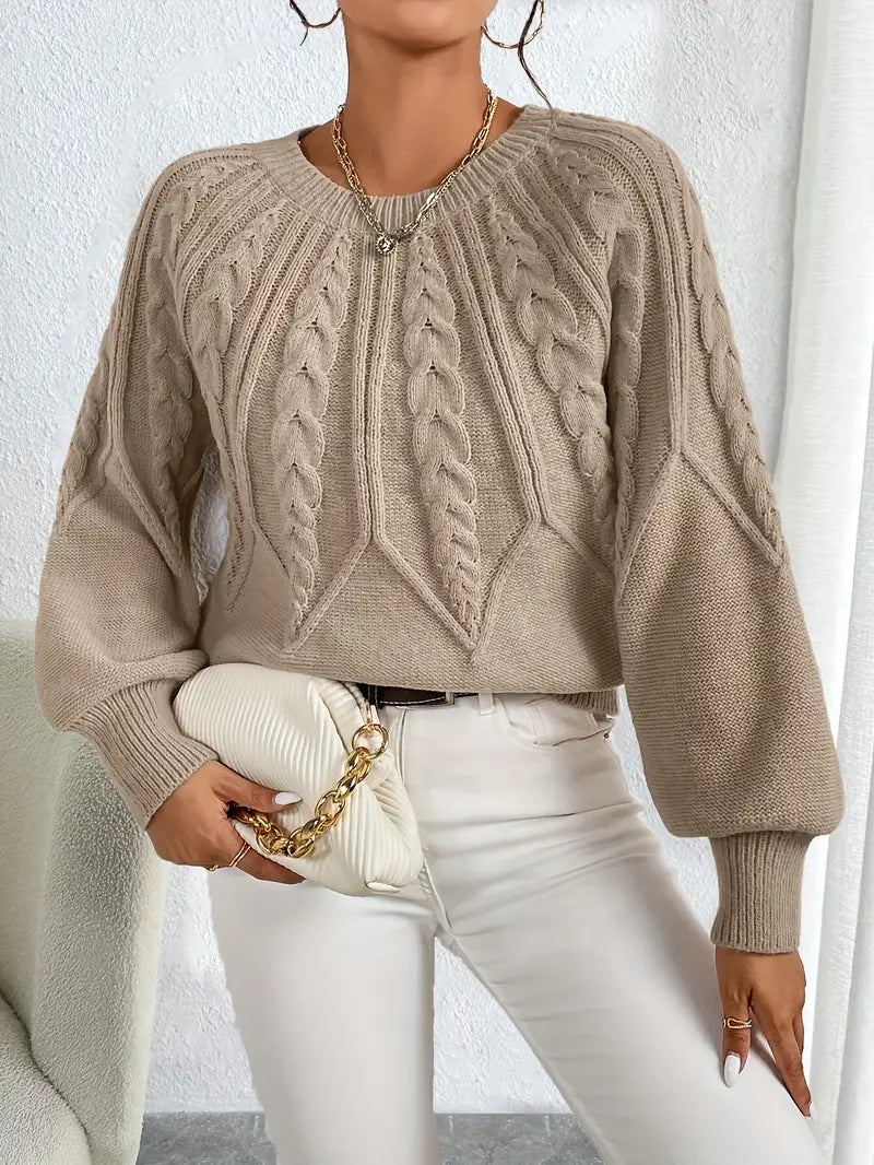 Damen Pullover mit innovativem Schnitt und großzügigen Ärmeln - 4 - Annoboutique