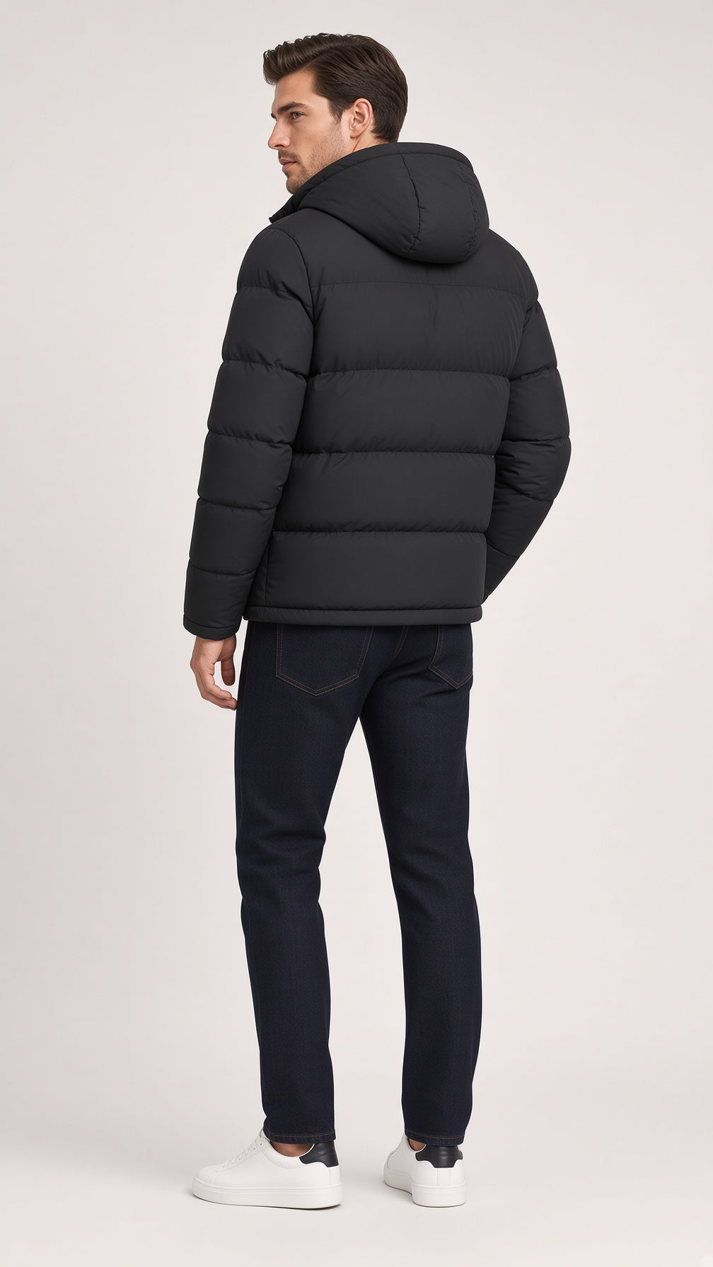 Winterjacke Damen mit Kapuze und lässigem Schnitt - 3 - Annoboutique