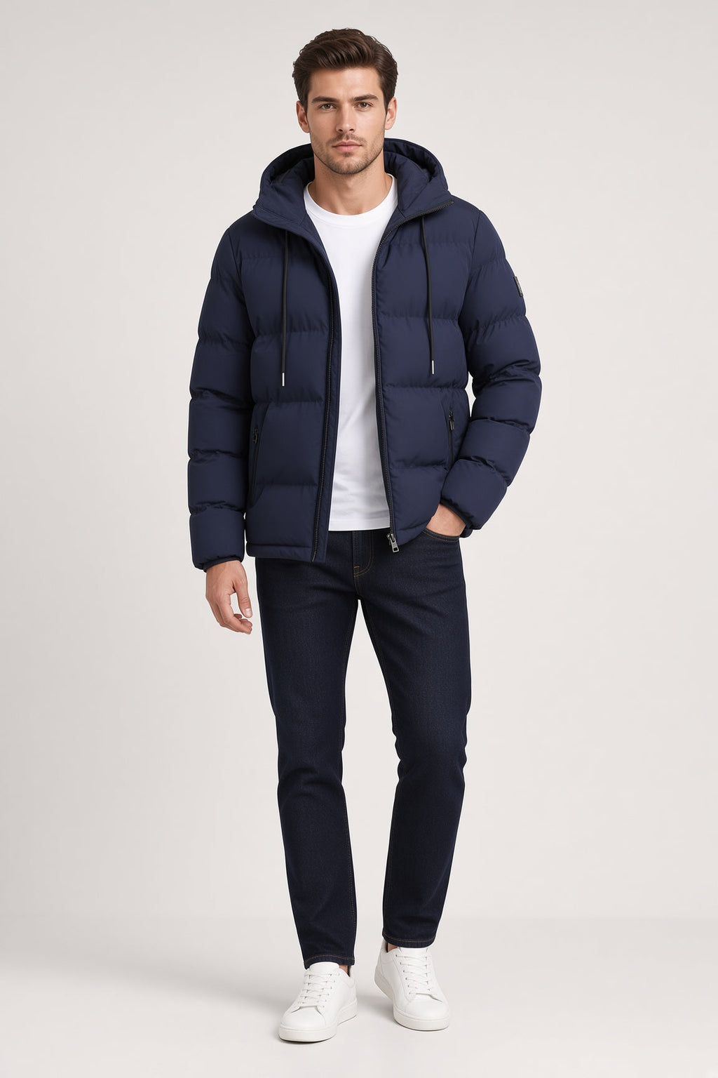 Winterjacke Damen mit Kapuze und lässigem Schnitt - 4 - Annoboutique