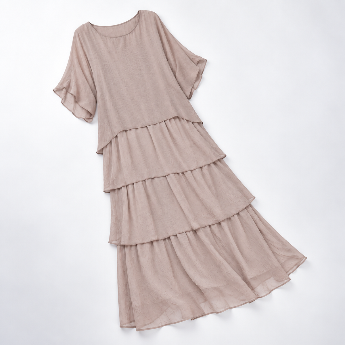 Maxikleid Damen mit A-Linie und lässigem Schnitt - 4 - Annoboutique