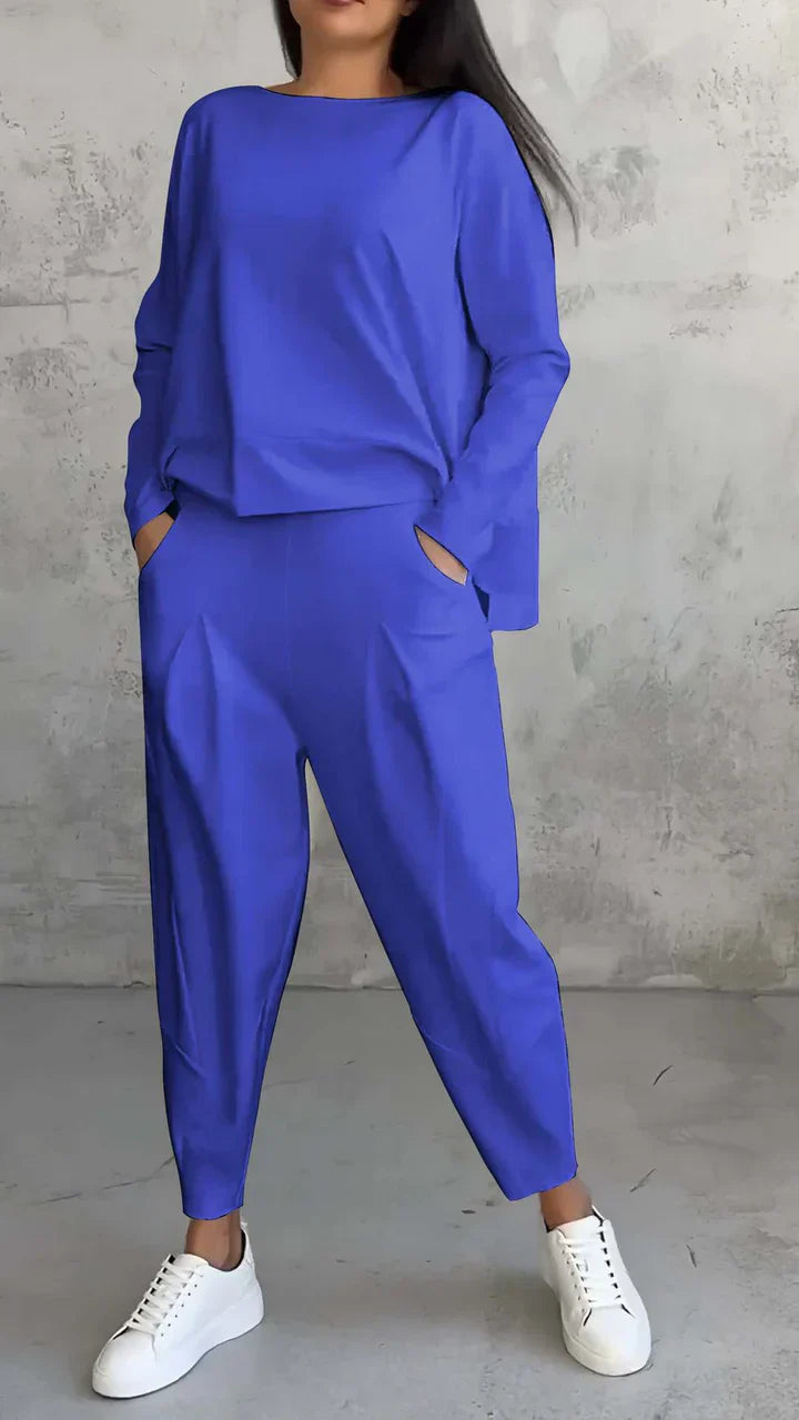 Lässiges Damen-Outfit mit weitem Schnitt und praktischen Taschen - 3 - Annoboutique
