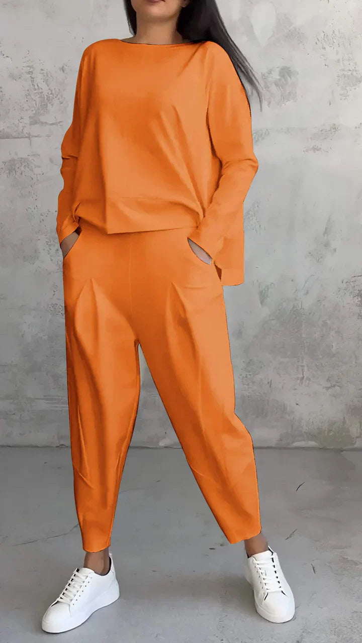 Lässiges Damen-Outfit mit weitem Schnitt und praktischen Taschen - 5 - Annoboutique