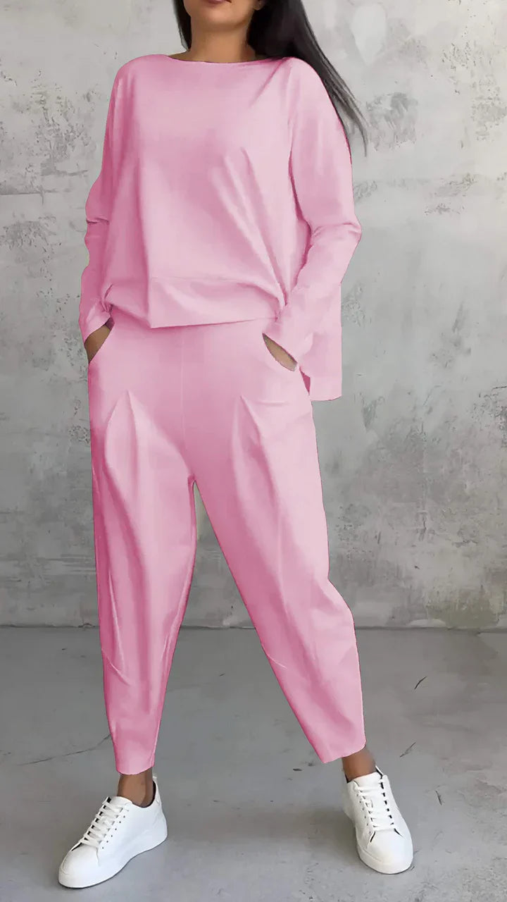 Lässiges Damen-Outfit mit weitem Schnitt und praktischen Taschen - 8 - Annoboutique