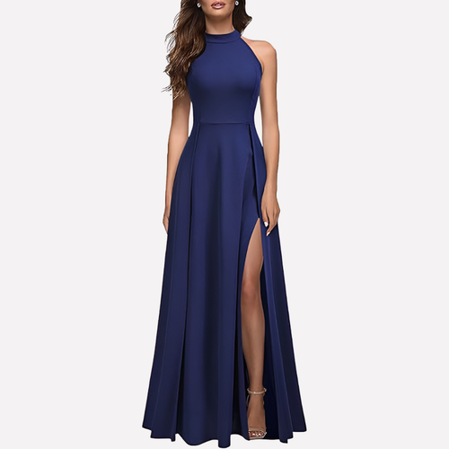 Abendkleid Damen mit hohem Schlitz und figurbetontem Schnitt - 1 - Annoboutique