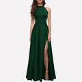 Abendkleid Damen mit hohem Schlitz und figurbetontem Schnitt - 2 - Annoboutique