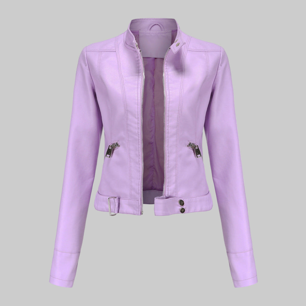 Damenjacke mit Stehkragen und tailliertem Schnitt - 4 - Annoboutique