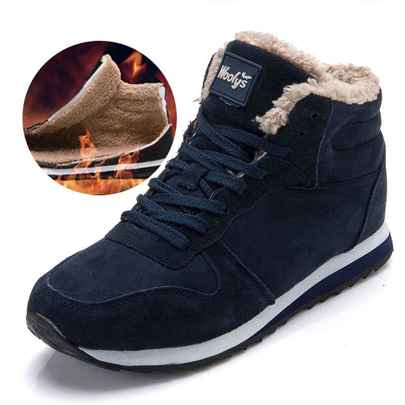 Damen Boots mit Fellfutter und hohem Schaft - 2 - Annoboutique