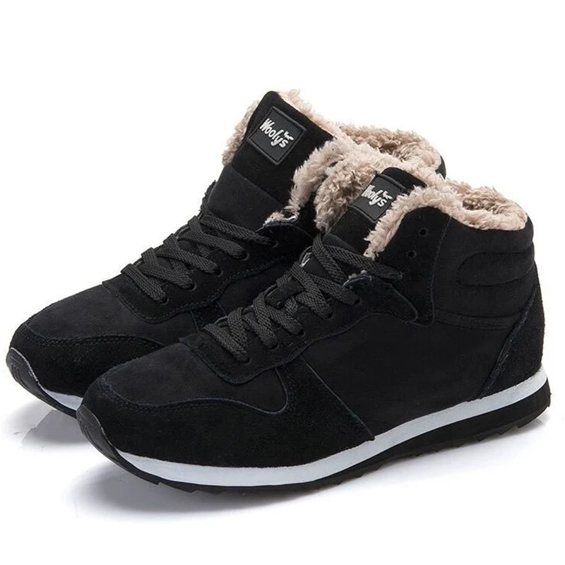 Damen Boots mit Fellfutter und hohem Schaft - 5 - Annoboutique