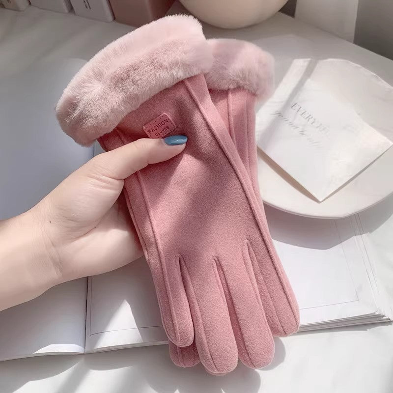 Elegante Damenhandschuhe mit weichem Futter und Touchscreen-Funktion - 2 - Annoboutique