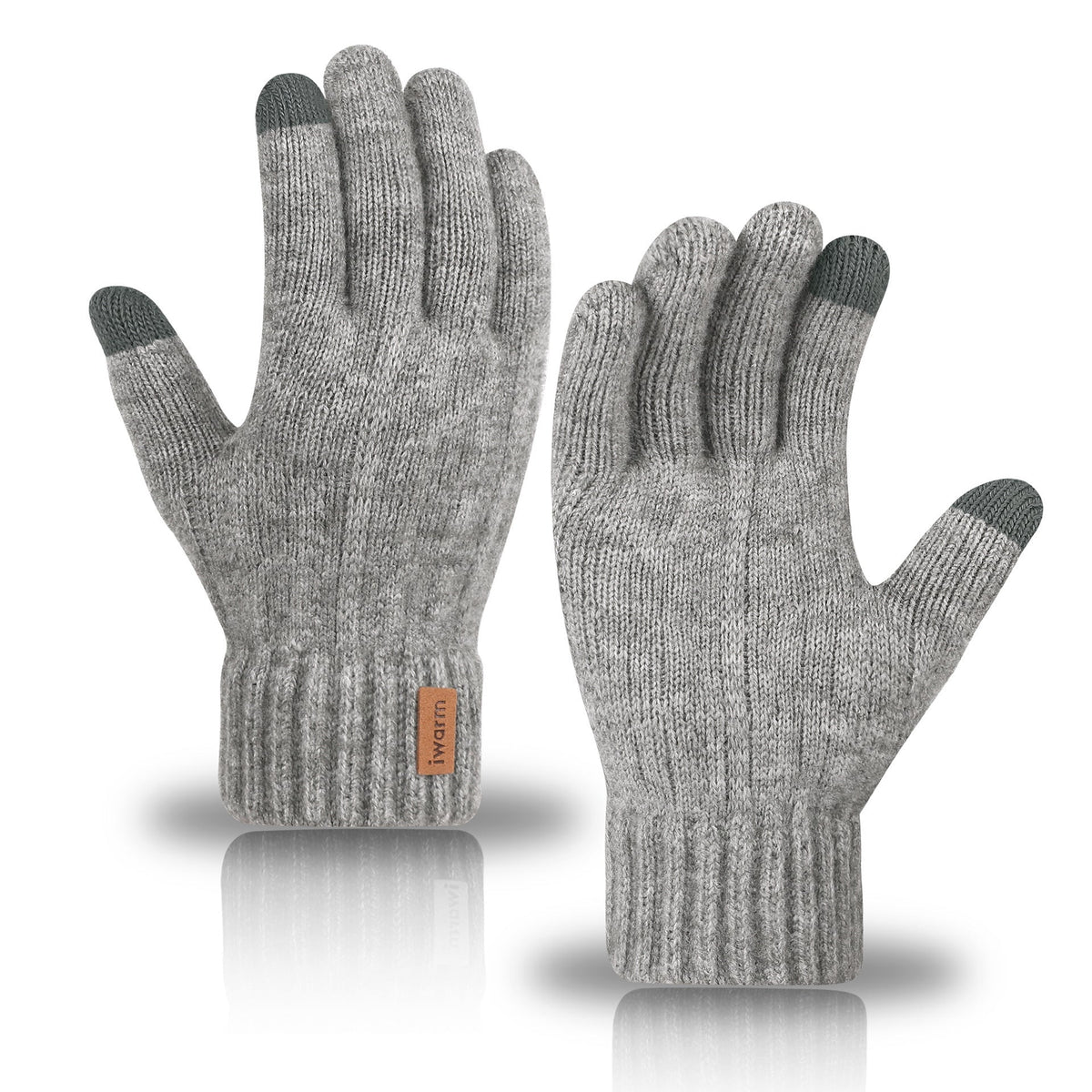Damen Halbfingerhandschuhe mit stylishen Touchscreen-Funktionen - 2 - Annoboutique