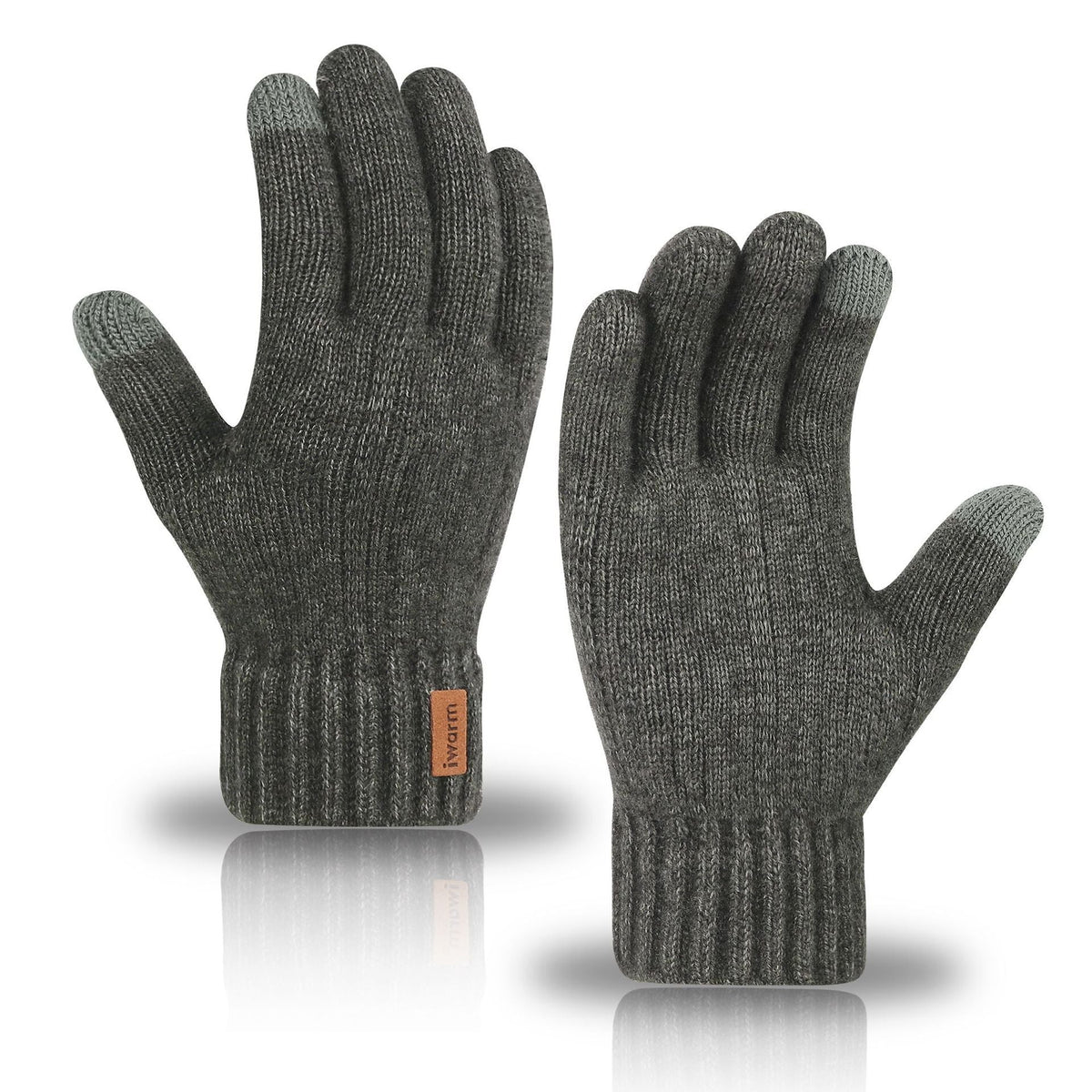 Damen Halbfingerhandschuhe mit stylishen Touchscreen-Funktionen - 4 - Annoboutique