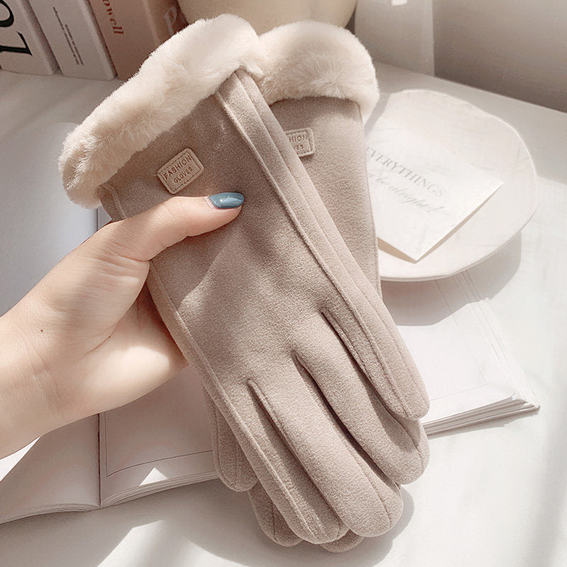 Elegante Damenhandschuhe mit weichem Futter und Touchscreen-Funktion - 6 - Annoboutique