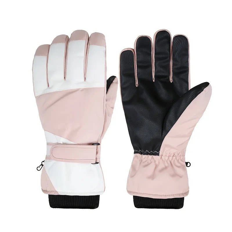 Damen Winterhandschuhe mit elastischem Bündchen und modernem Design - 1 - Annoboutique