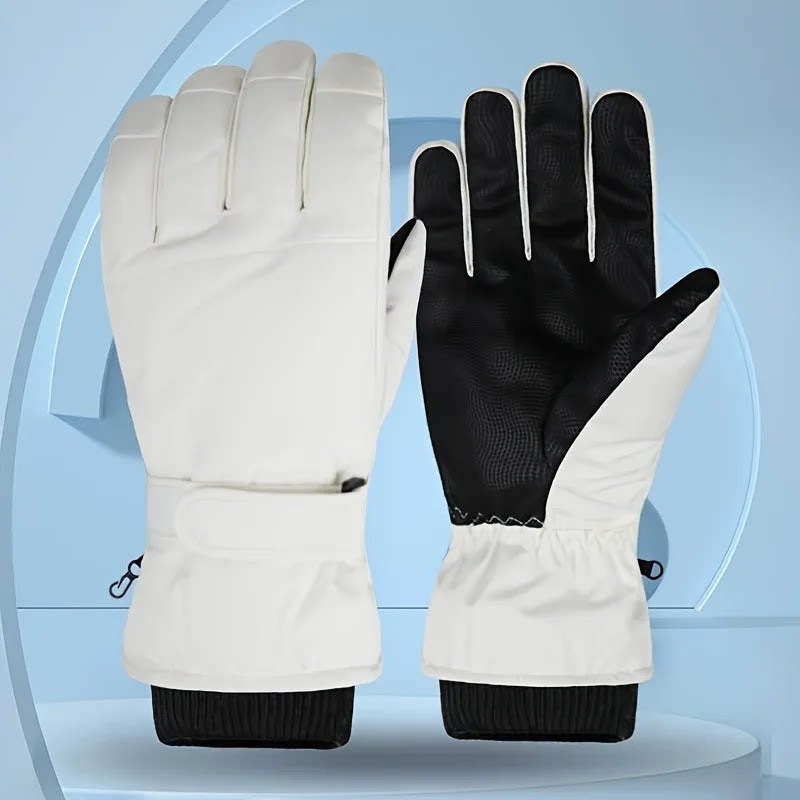 Damen Winterhandschuhe mit elastischem Bündchen und modernem Design - 2 - Annoboutique