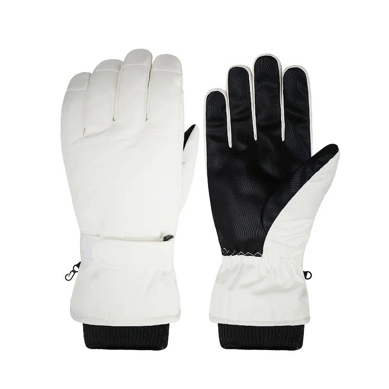 Damen Winterhandschuhe mit elastischem Bündchen und modernem Design - 3 - Annoboutique
