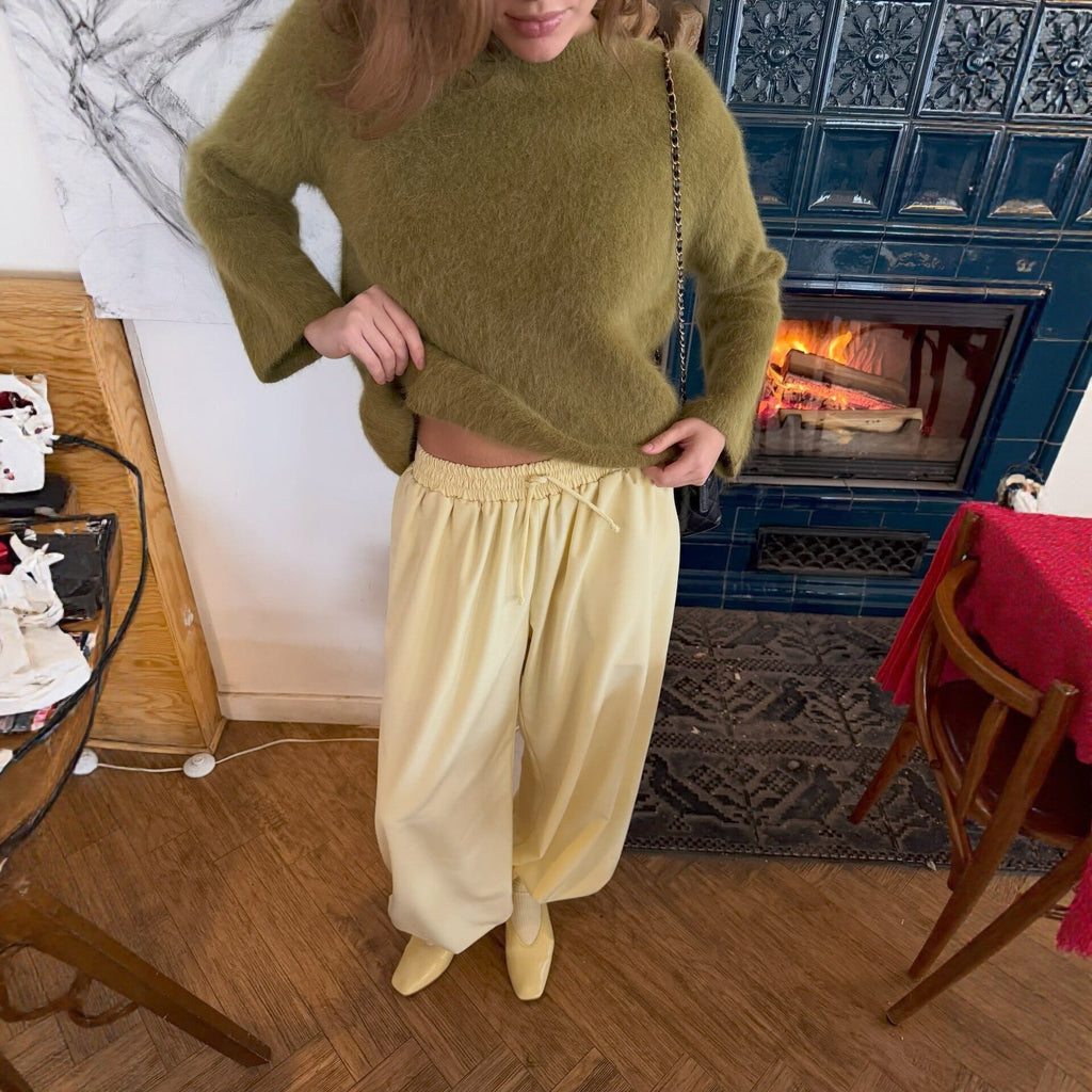 Pullover Damen mit Rundhalsausschnitt und weitem Schnitt - 10 - Annoboutique