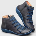 Damen Boots mit Schnürung und Reißverschluss in verschiedenen Farben - 2 - Annoboutique