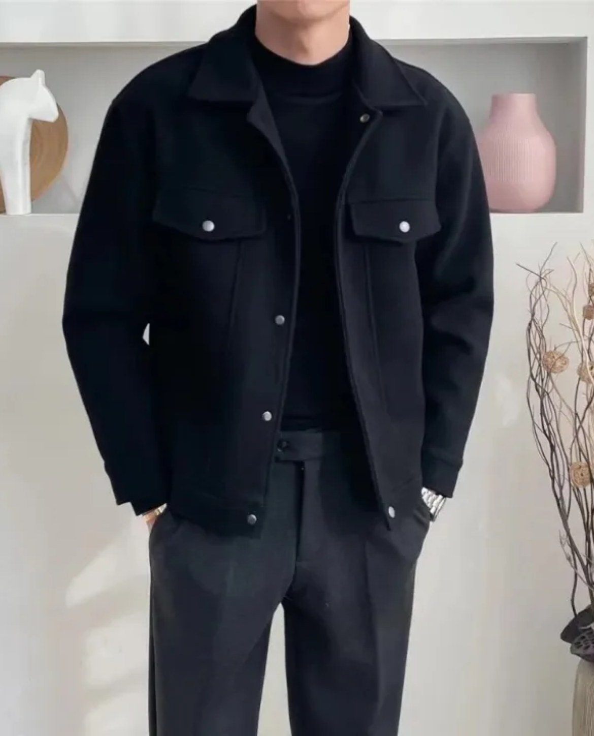 Damen Jacke mit praktischen Taschen und modernem Schnitt - 4 - Annoboutique