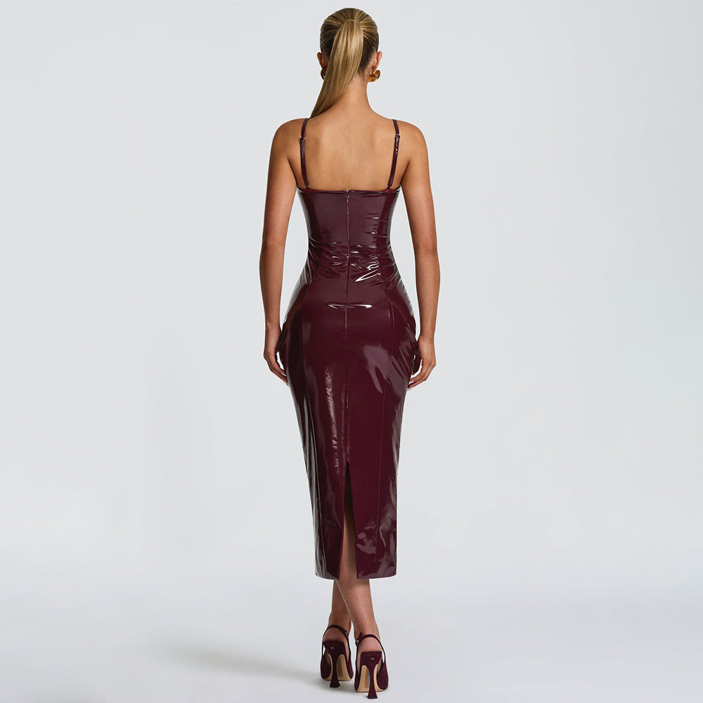 Abendkleid Damen mit herzförmigem Ausschnitt und figurbetonter Silhouette - 5 - Annoboutique