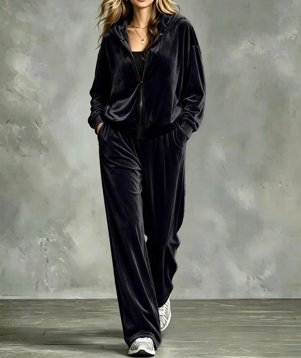 Damen Outfit mit Kapuze und lässigem Schnitt - 2 - Annoboutique