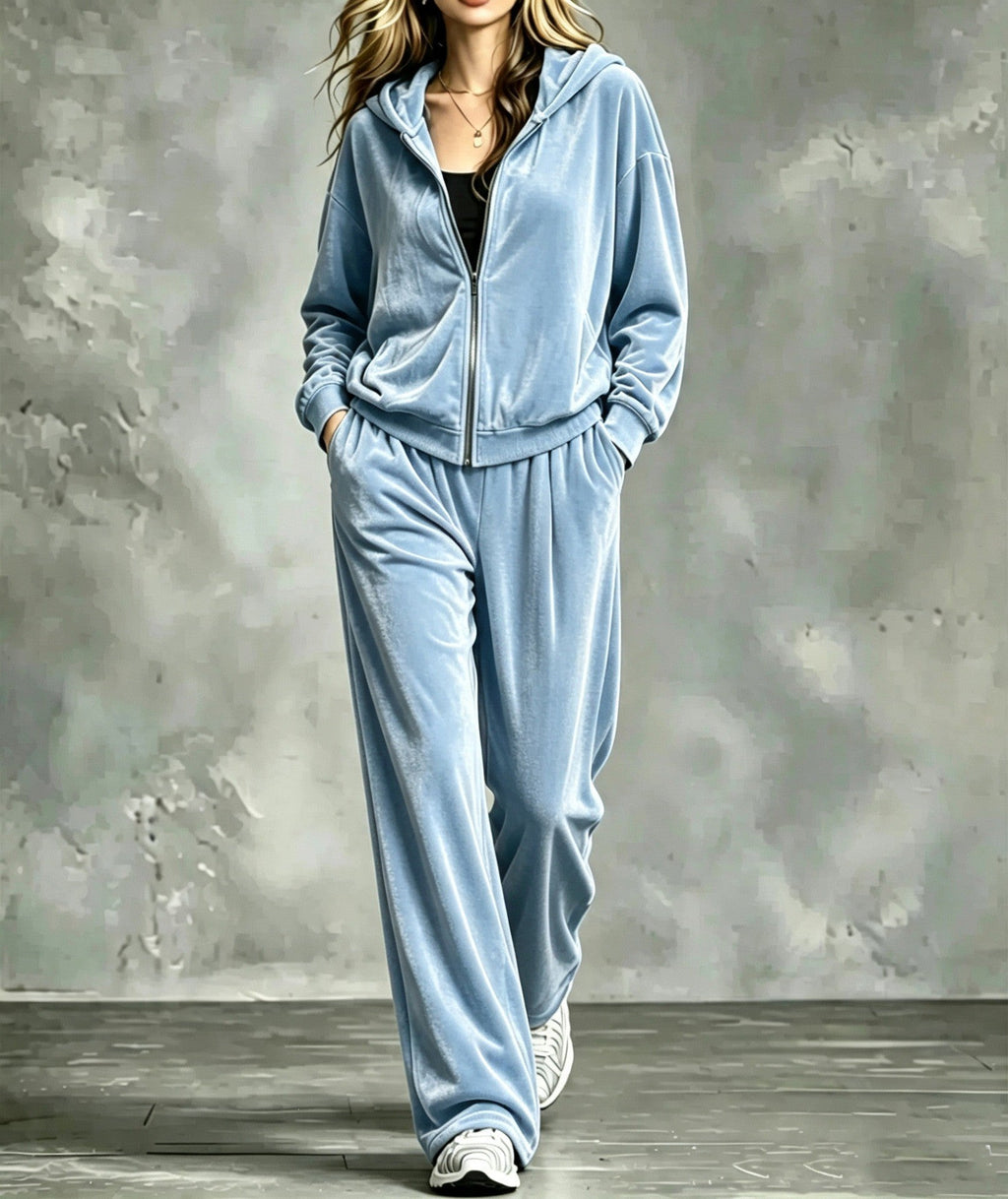Damen Outfit mit Kapuze und lässigem Schnitt - 3 - Annoboutique