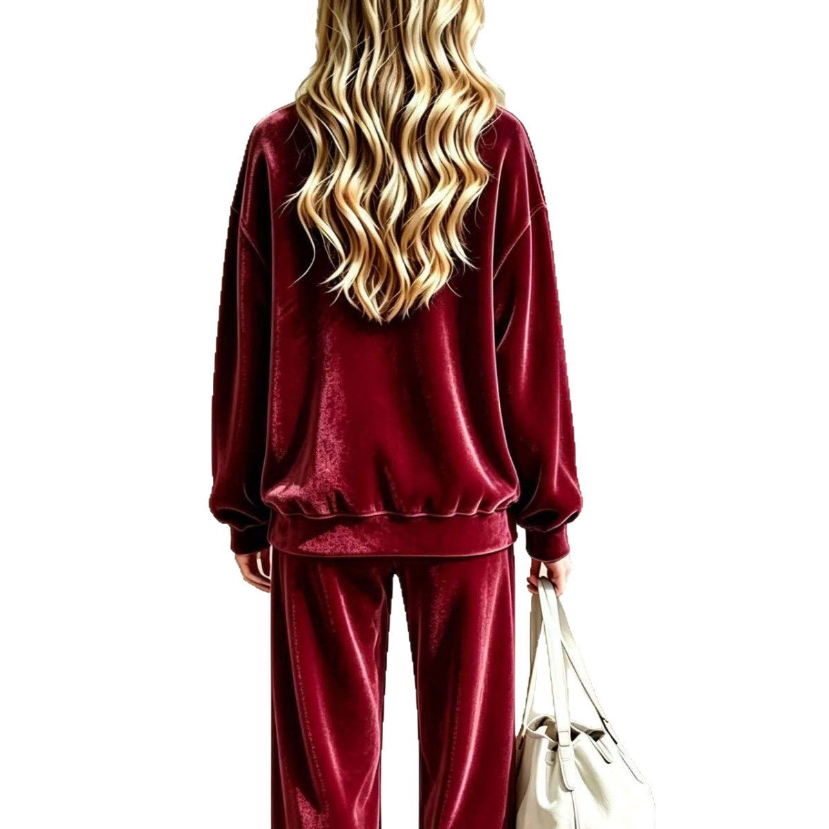 Damen Zweiteiler mit lässigem Schnitt und weitem Bein - 4 - Annoboutique