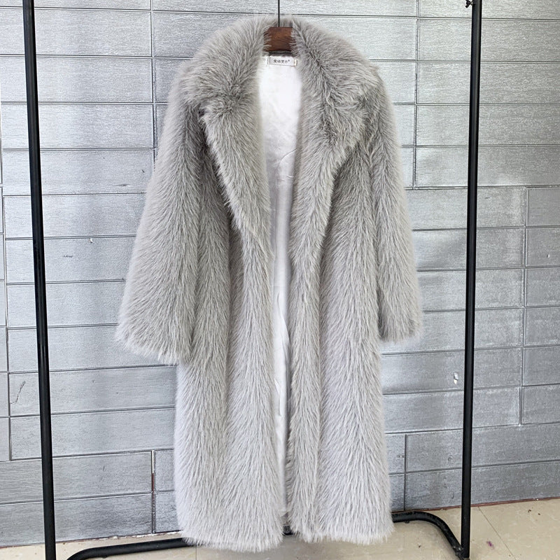 Damen Mantel mit elegantem Kragen und lockerer Passform - 3 - Annoboutique