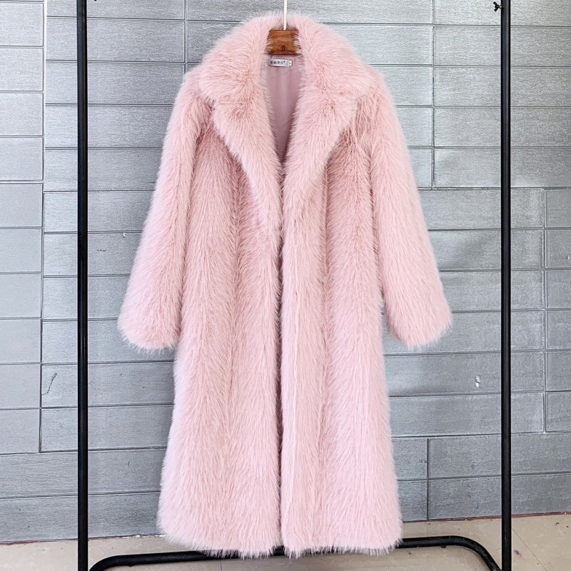 Damen Mantel mit elegantem Kragen und lockerer Passform - 13 - Annoboutique