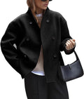 Damen Jacke mit doppeltem Knopfverschluss und lässigem Schnitt - 1 - Annoboutique