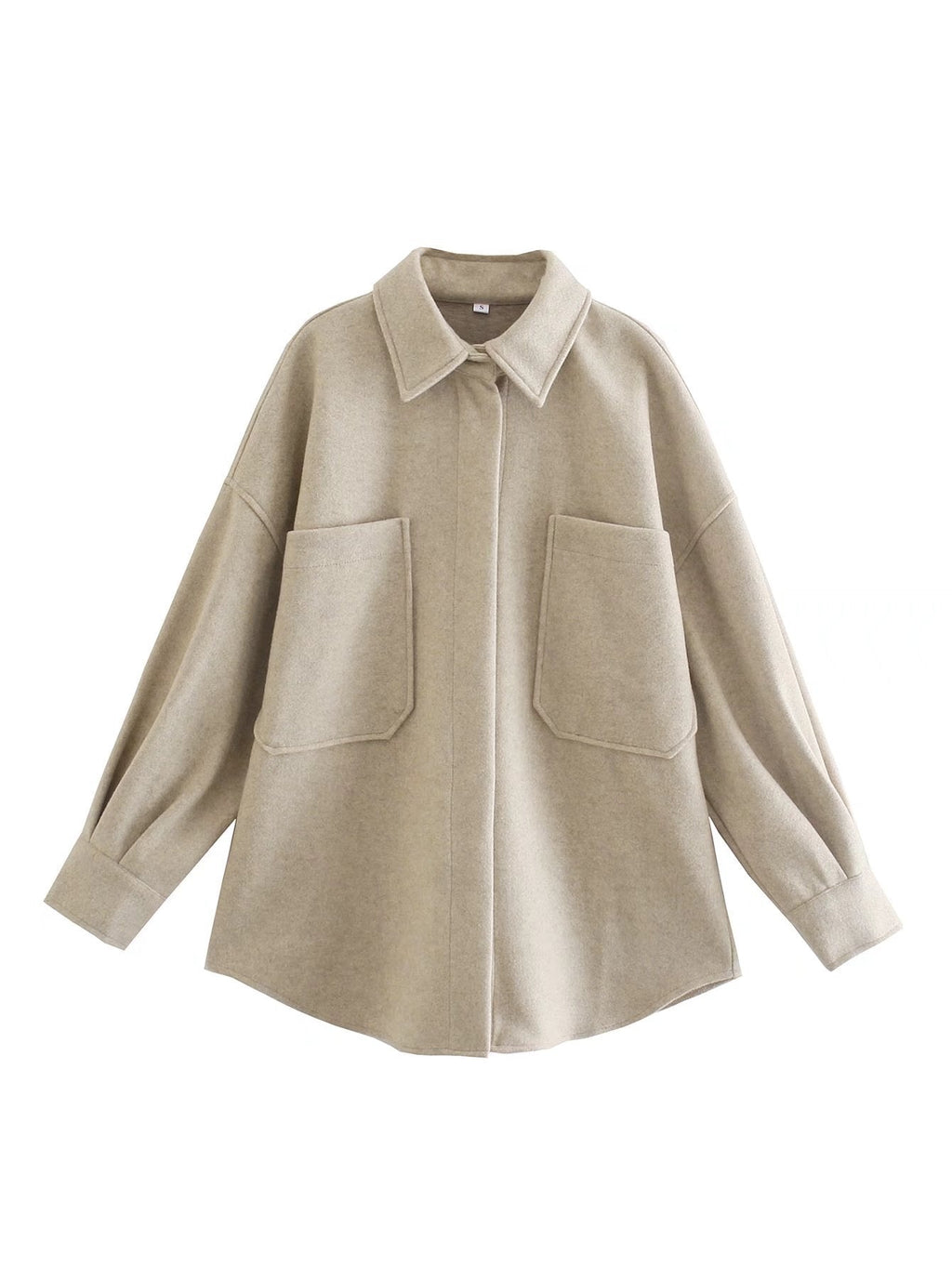 Damenjacke mit Oversized-Schnitt und Taschen - 2 - Annoboutique