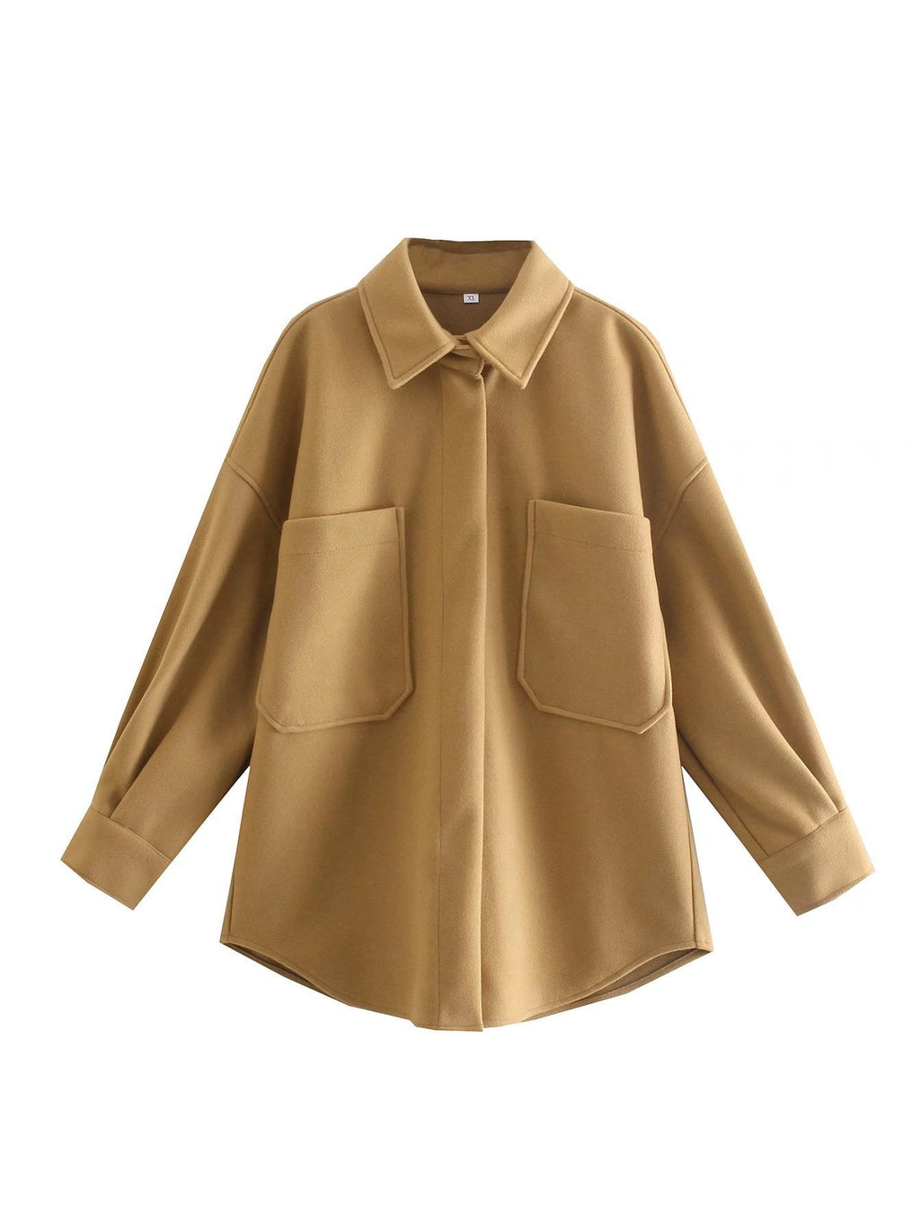 Damenjacke mit Oversized-Schnitt und Taschen - 10 - Annoboutique
