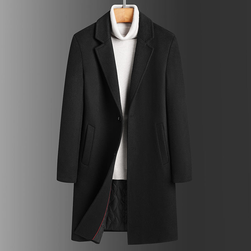 Klassischer Mantel Damen mit tailliertem Schnitt und elegantem Revers - 1 - Annoboutique