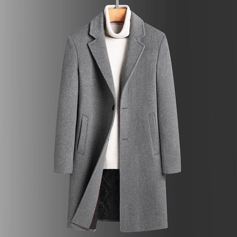 Klassischer Mantel Damen mit tailliertem Schnitt und elegantem Revers - 2 - Annoboutique