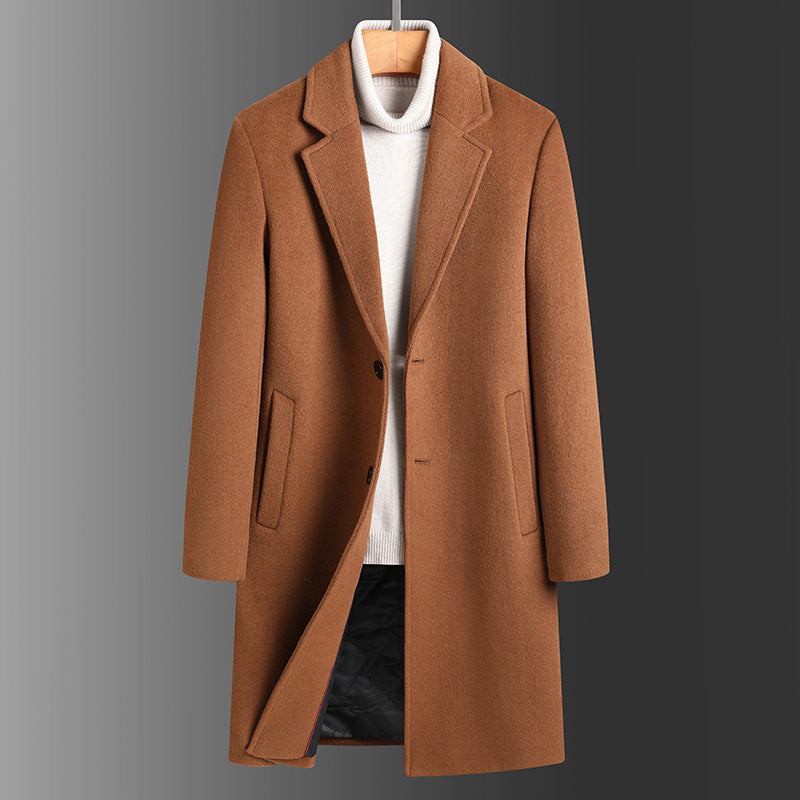 Klassischer Mantel Damen mit tailliertem Schnitt und elegantem Revers - 3 - Annoboutique