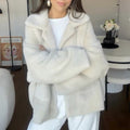 Damen Jacke mit Reverskragen und praktischen Taschen - 3 - Annoboutique