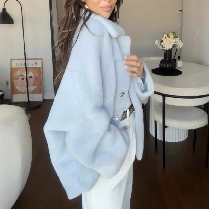 Damen Jacke mit Reverskragen und praktischen Taschen - 5 - Annoboutique